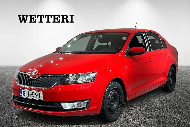 Punainen Käytetty 2014 Skoda Rapid Elegance Sedan | 10 900 € (Perustarjous) - Kuva 1/4