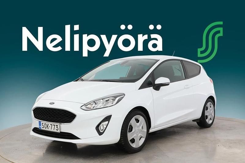 Valkoinen Käytetty 2020 Ford Fiesta Trend Van | 10 930 € (Perustarjous) - Kuva 1/3