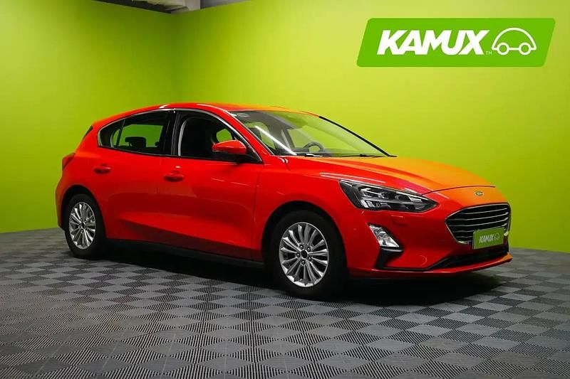 Punainen Käytetty 2019 Ford Focus Titanium Sedan | 15 690 € (Hyvä tarjous) - Kuva 1/4