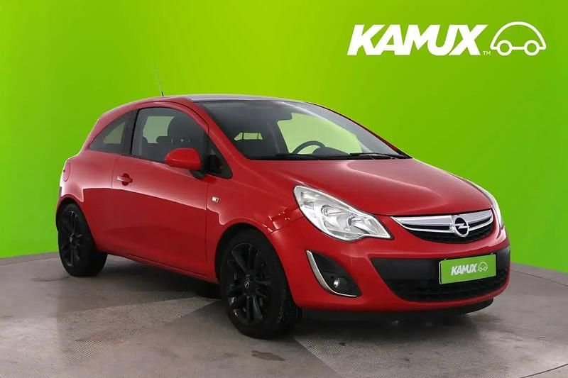Punainen Käytetty 2011 Opel Corsa Color Edition Sedan | 3 900 € (Kallis) - Kuva 1/4