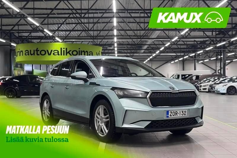 Vihreä Käytetty 2022 Skoda Enyaq iV Loft Katumaasturi | 32 900 € (Hyvä tarjous) - Kuva 1/4