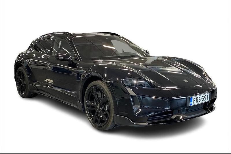 Uusi Porsche Taycan Cross Turismo 690 kW (939 HP) 2025 Musta Farmari
