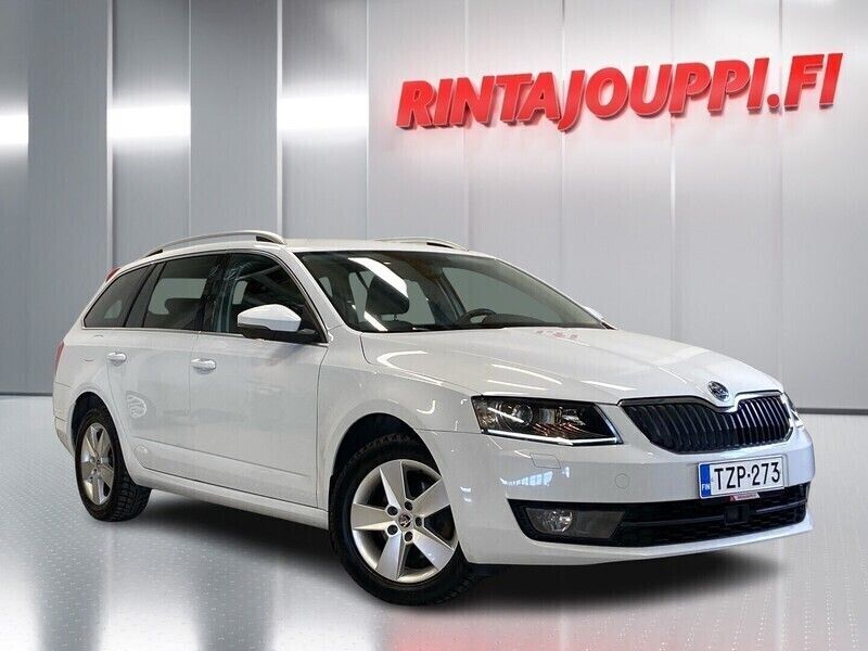 Valkoinen Käytetty 2015 Skoda Octavia Elegance Farmari | 12 900 € (Perustarjous) - Kuva 1/4
