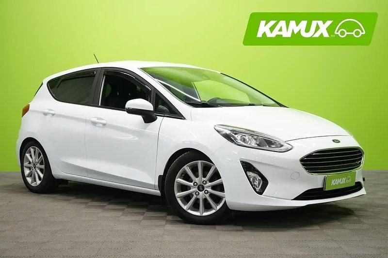 Valkoinen Käytetty 2019 Ford Fiesta Titanium Viistoperä | 7 650 € (Hyvä tarjous) - Kuva 1/4