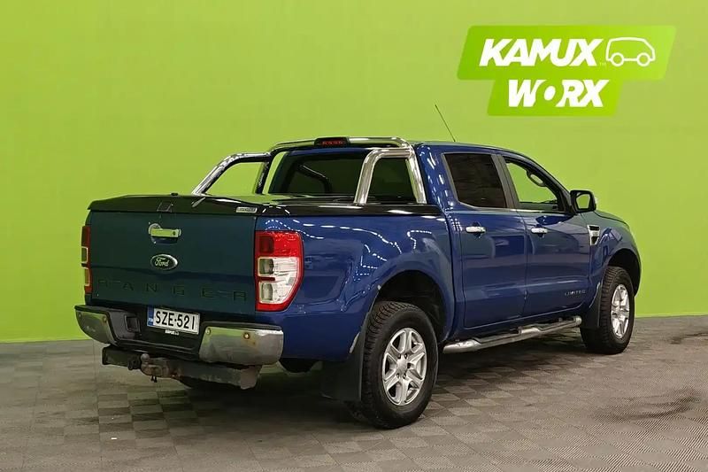 Käytetty Ford Ranger Limited 150 HP (110 kW) 2014 Sininen Nouto
