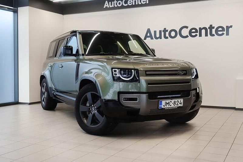 Vihreä Käytetty 2022 Land Rover Defender HSE Dynamic Katumaasturi | 72 800 € (Perustarjous) - Kuva 1/4