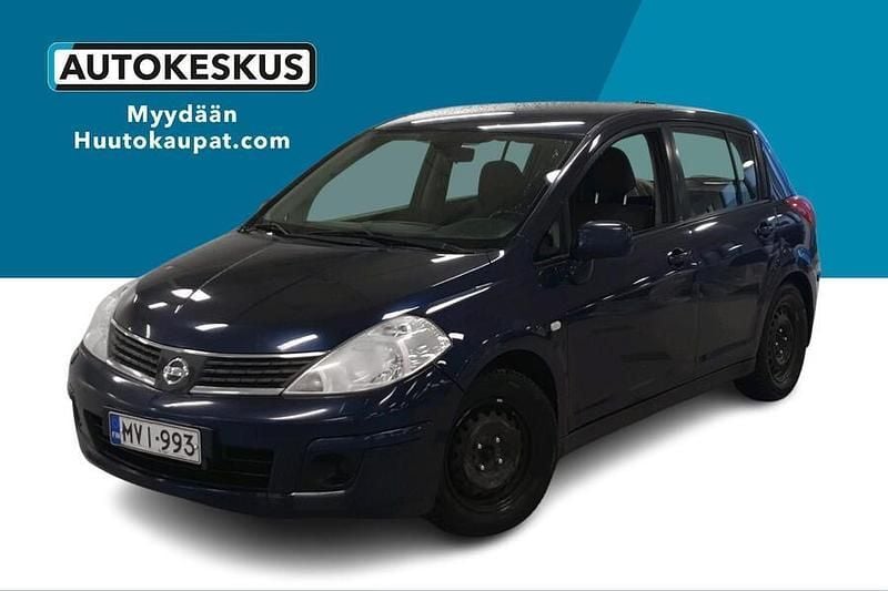 Sininen Käytetty 2008 Nissan Tiida Acenta Viistoperä | 1 990 € - Kuva 1/4