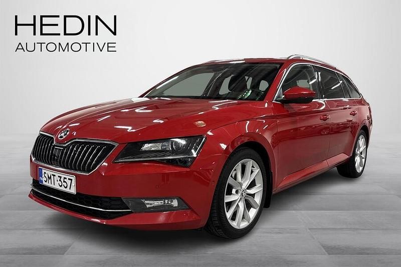 Punainen Käytetty 2018 Skoda Superb Business Line Farmari | 21 890 € (Perustarjous) - Kuva 1/4
