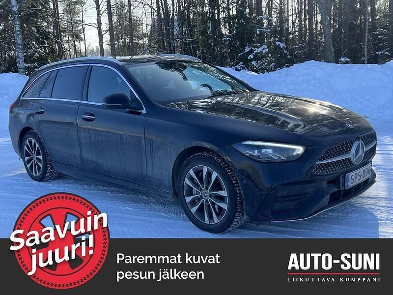 Käytetty Mercedes C300e Business 204 HP (150 kW) 2023 Musta Farmari