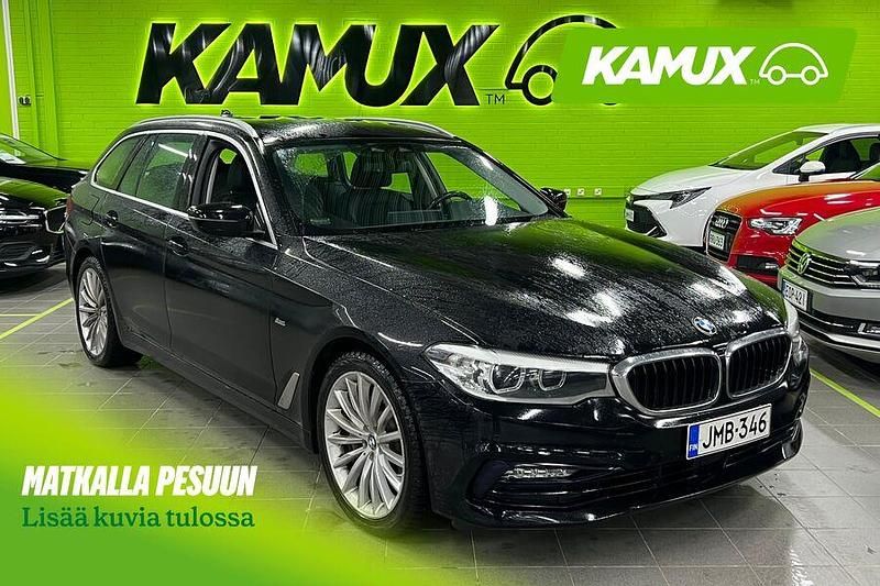 Musta Käytetty 2017 BMW 530 Sport Line Farmari | 24 990 € (Hyvä tarjous) - Kuva 1/3