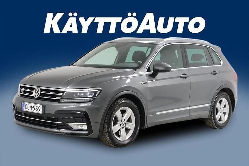 Käytetty VW Tiguan GT 190 HP (139 kW) 2017 Met. hopea Katumaasturi