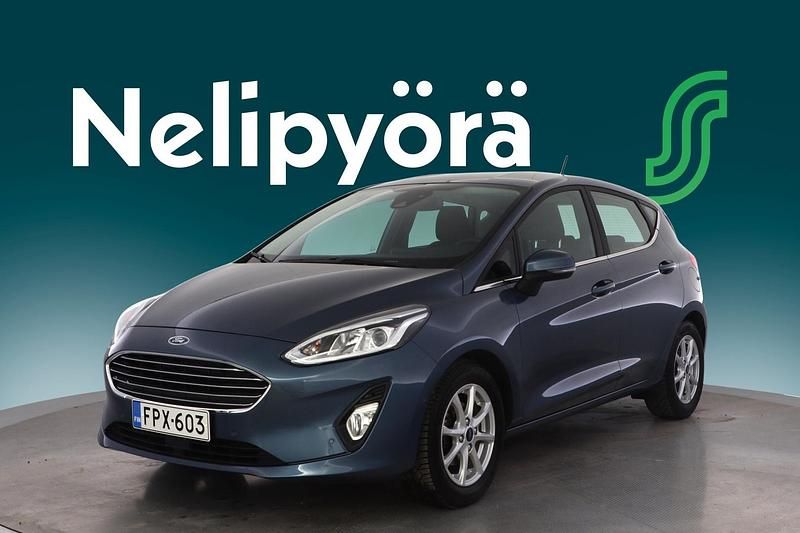 Käytetty Ford Fiesta Titanium 125 HP (91 kW) 2020 Sininen Viistoperä