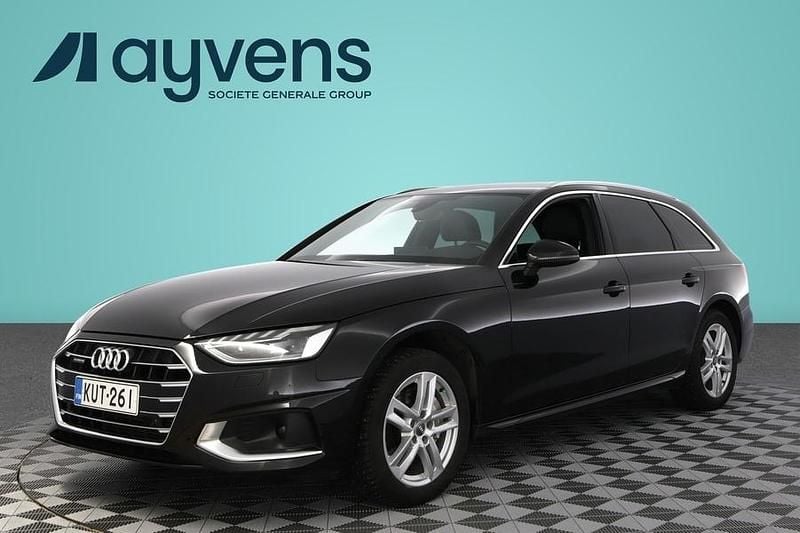 Musta Käytetty 2022 Audi A4 Advanced Plus Farmari | 34 900 € (Hieman kallis) - Kuva 1/4