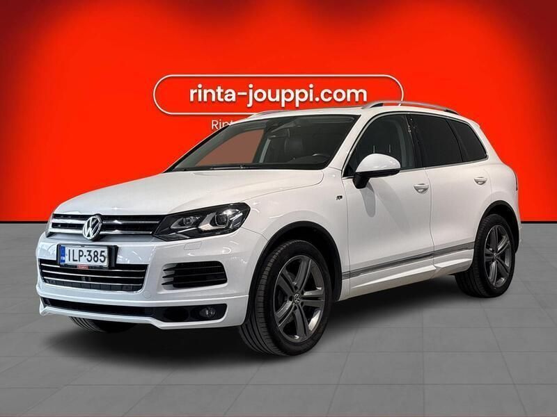 Valkoinen Käytetty 2014 VW Touareg Katumaasturi | 20 990 € (Supertarjous) - Kuva 1/4