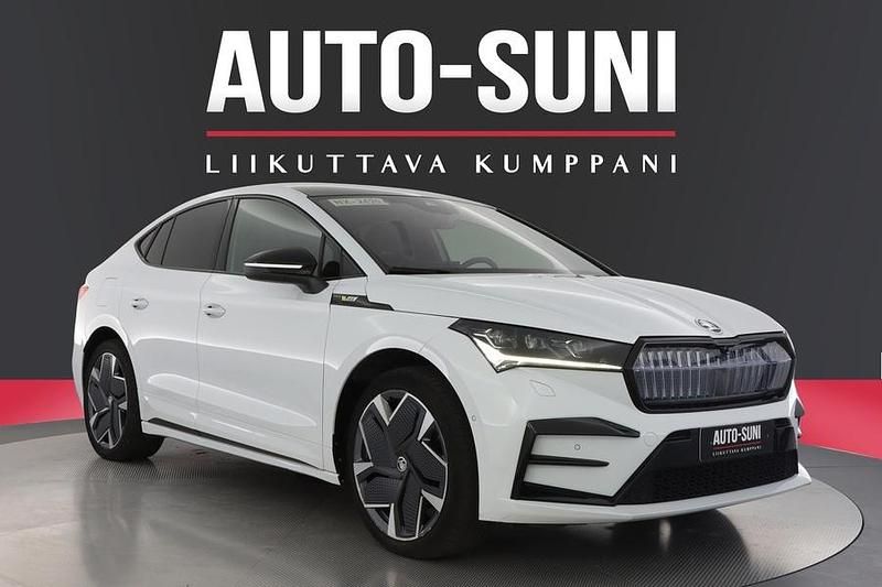 Valkoinen Käytetty 2023 Skoda Enyaq iV RS Katumaasturi | 30 780 € (Hyvä tarjous) - Kuva 1/3