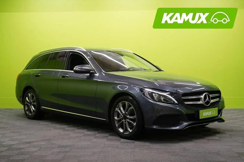 Hopea / harmaa Käytetty 2016 Mercedes C220 Business Farmari | 17 490 € (Hyvä tarjous) - Kuva 1/4