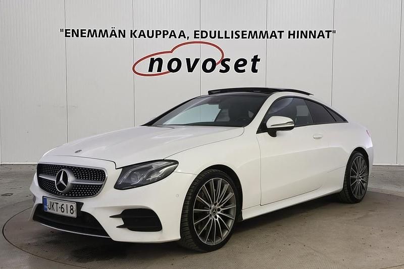 Käytetty Mercedes E220 Style 194 HP (142 kW) 2018 Valkoinen Coupe - kaksiovinen