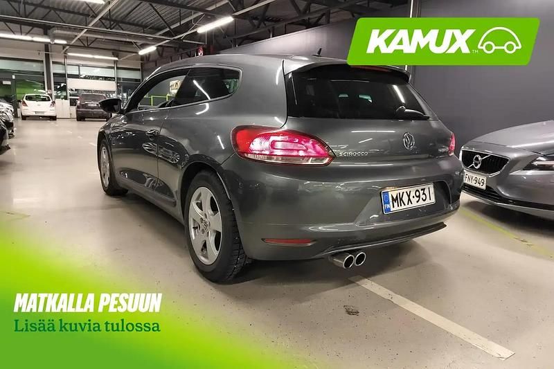 Käytetty VW Scirocco 122 HP (89 kW) 2012 Hopea / harmaa Coupe - kaksiovinen