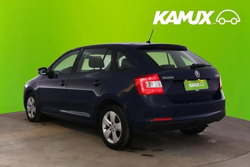 Käytetty Skoda Rapid Ambition 90 HP (66 kW) 2016 Sininen Viistoperä