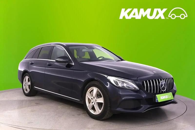 Sininen Käytetty 2018 Mercedes C350e Avantgarde Farmari | 10 890 € (Supertarjous) - Kuva 1/4