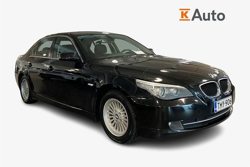 Käytetty BMW 520 170 HP (125 kW) 2008 Musta Sedan