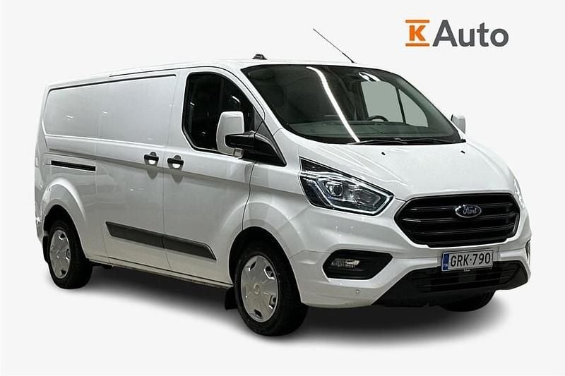 Valkoinen Käytetty 2021 Ford Transit Custom Trend Van | 21 400 € (Hyvä tarjous) - Kuva 1/3