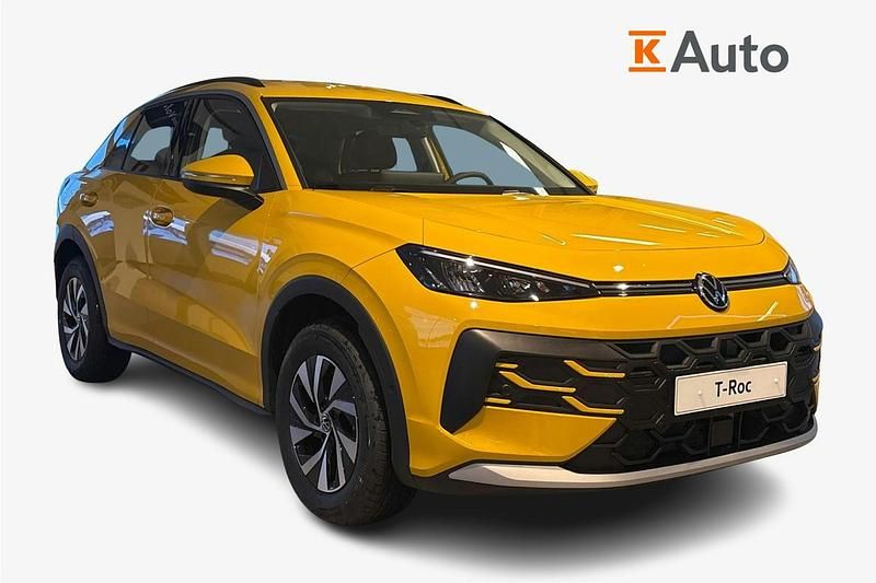 Keltainen Uusi 2026 VW T-Roc Comfortline Katumaasturi | 35 905 € (Perustarjous) - Kuva 1/4
