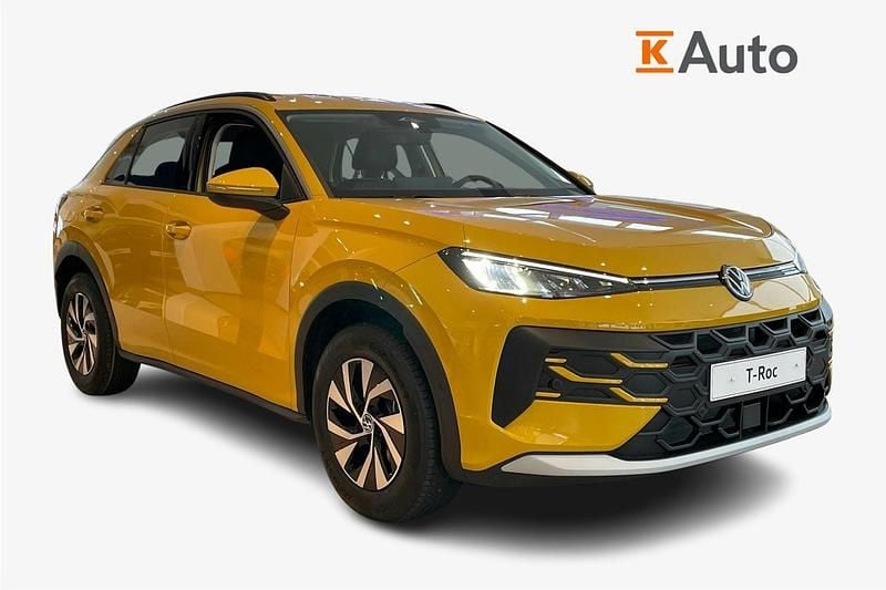 Keltainen Uusi 2026 VW T-Roc Comfortline Katumaasturi | 35 990 € (Perustarjous) - Kuva 1/4
