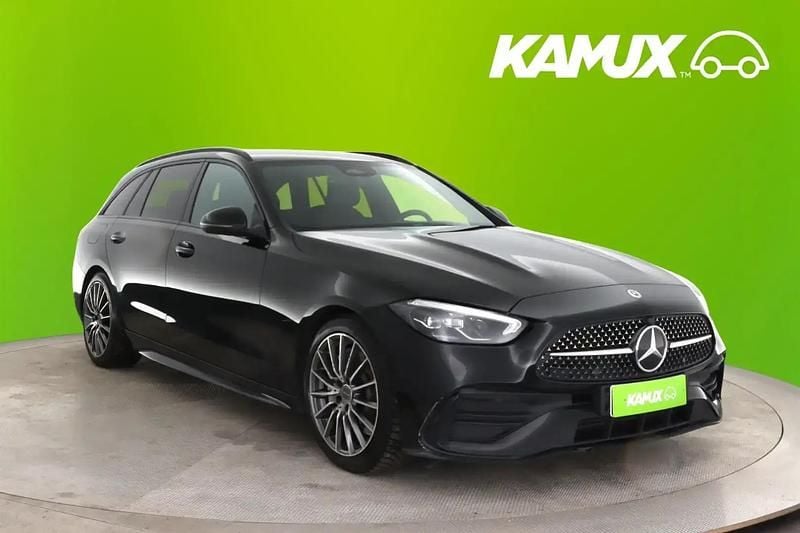 Käytetty Mercedes C180 AMG line 170 HP (125 kW) 2022 Musta Farmari