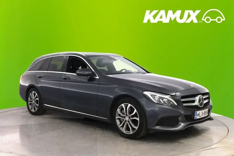 Hopea / harmaa Käytetty 2016 Mercedes C250 Avantgarde Farmari | 12 900 € (Hyvä tarjous) - Kuva 1/4