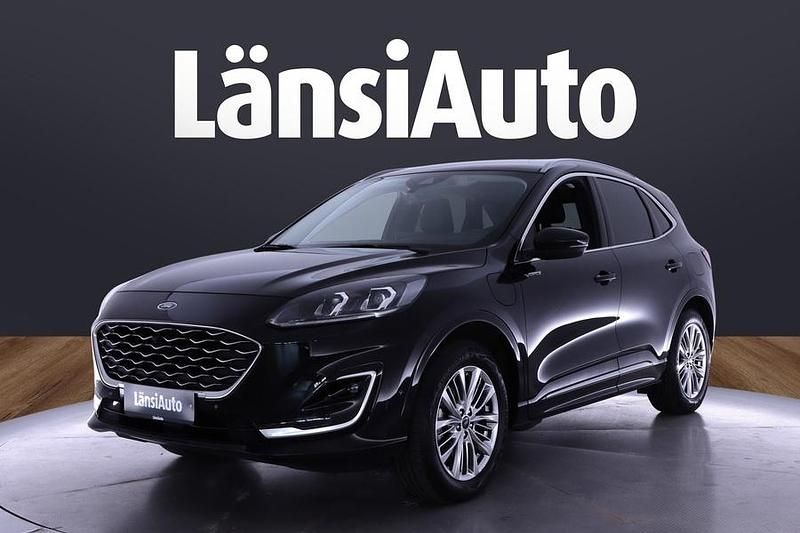 Musta Käytetty 2023 Ford Kuga Vignale Katumaasturi | 21 800 € (Hyvä tarjous) - Kuva 1/2