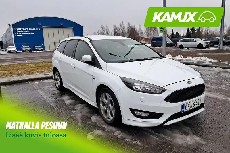 Käytetty Ford Focus ST-Line 125 HP (91 kW) 2017 Valkoinen Farmari