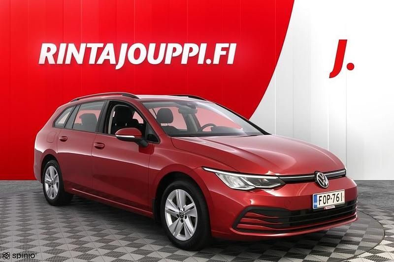 Punainen Käytetty 2021 VW Golf VIII Comfortline Farmari | 24 280 € (Perustarjous) - Kuva 1/3