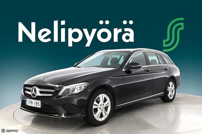 Musta Käytetty 2019 Mercedes C200 Avantgarde Farmari | 23 400 € (Hyvä tarjous) - Kuva 1/3