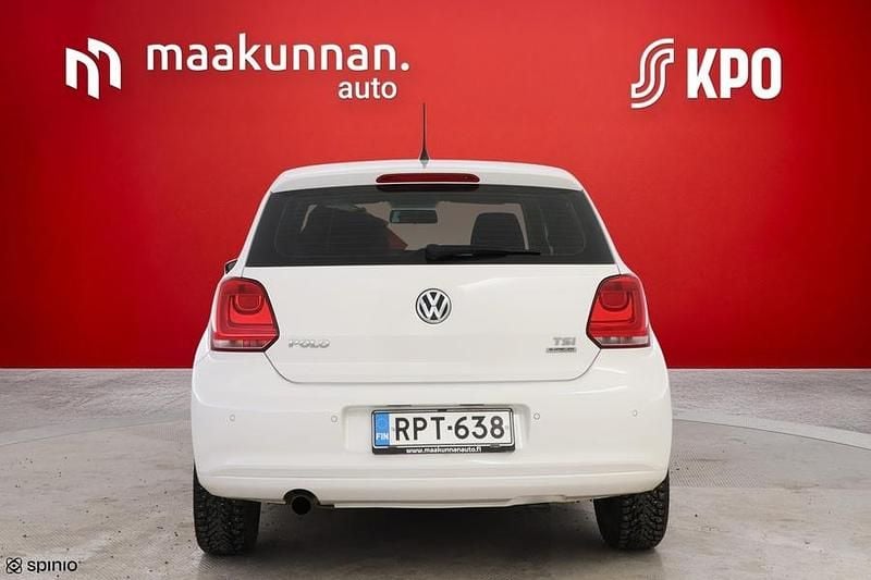 Käytetty VW Polo Comfortline 90 HP (66 kW) 2012 Valkoinen Viistoperä