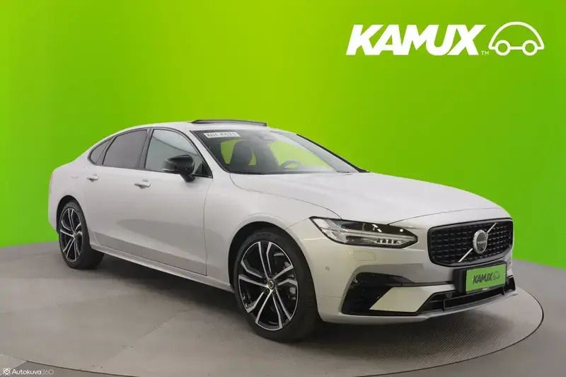 Hopea / harmaa Käytetty 2022 Volvo S90 R-Design Sedan | 52 900 € (Kallis) - Kuva 1/4