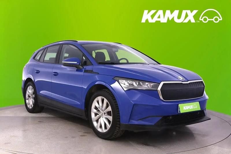 Käytetty Skoda Enyaq iV 132 kW (180 HP) 2022 Sininen Katumaasturi