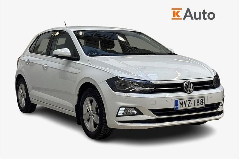 Käytetty VW Polo Highline 95 HP (69 kW) 2020 Valkoinen Viistoperä