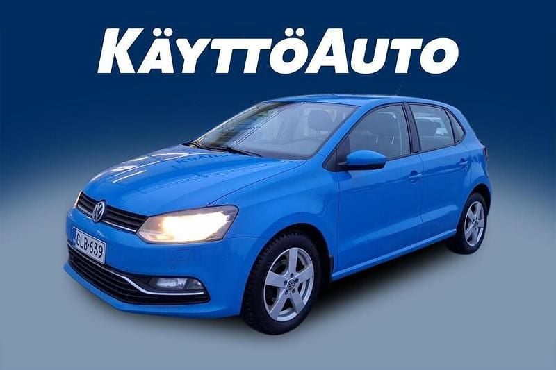 Sininen Käytetty 2014 VW Polo Comfortline Viistoperä | 4 790 € (Perustarjous) - Kuva 1/4