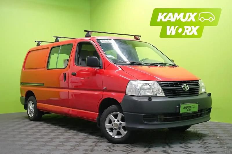 Punainen Käytetty 2007 Toyota HiAce Van | 15 900 € (Perustarjous) - Kuva 1/4