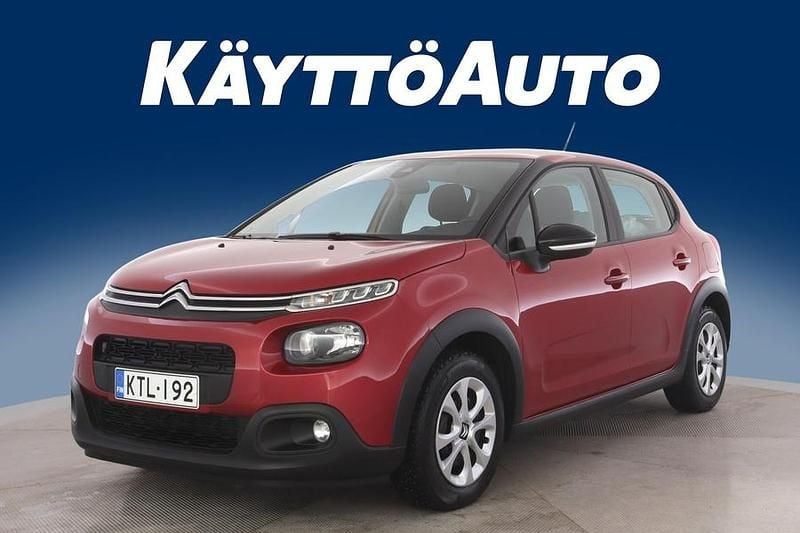 Käytetty Citroën C3 Feel 83 HP (61 kW) 2019 Punainen Viistoperä