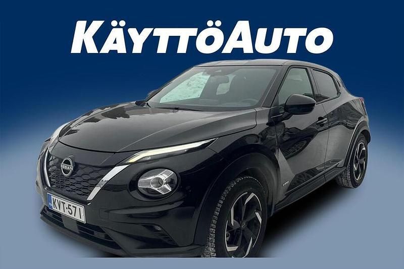 Käytetty Nissan Juke N-Connecta 143 HP (105 kW) 2024 Musta Katumaasturi