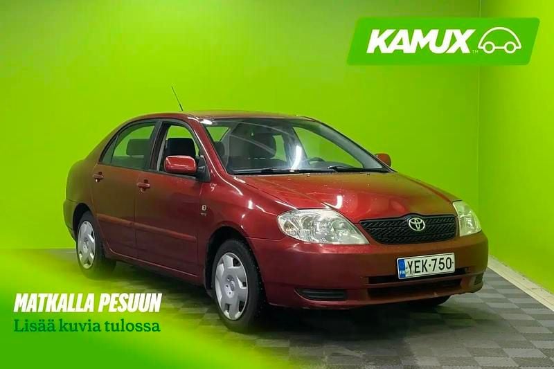 Käytetty Toyota Corolla Terra 110 HP (80 kW) 2002 Punainen Sedan