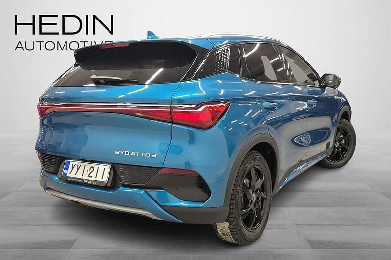 Uusi BYD Atto 3 Design 150 kW (204 HP) 2025 Sininen Katumaasturi