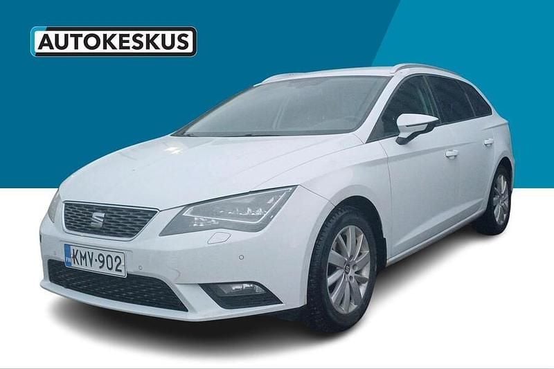 Valkoinen Käytetty 2015 Seat Leon ST Style Farmari | 13 900 € (Hieman kallis) - Kuva 1/2