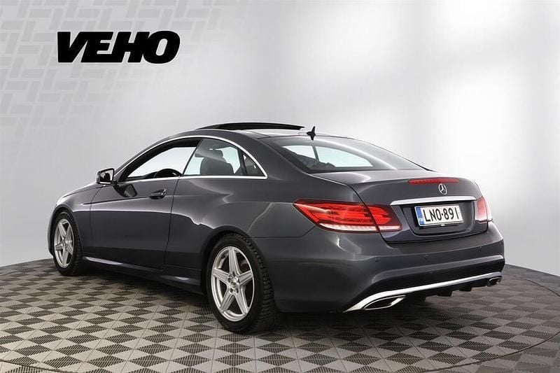 Käytetty Mercedes E200 AMG line 184 HP (135 kW) 2014 Harmaa Coupe - kaksiovinen