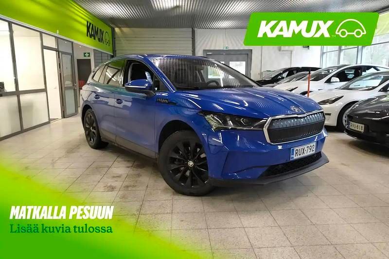 Käytetty Skoda Enyaq iV 131 kW (179 HP) 2022 Sininen Katumaasturi
