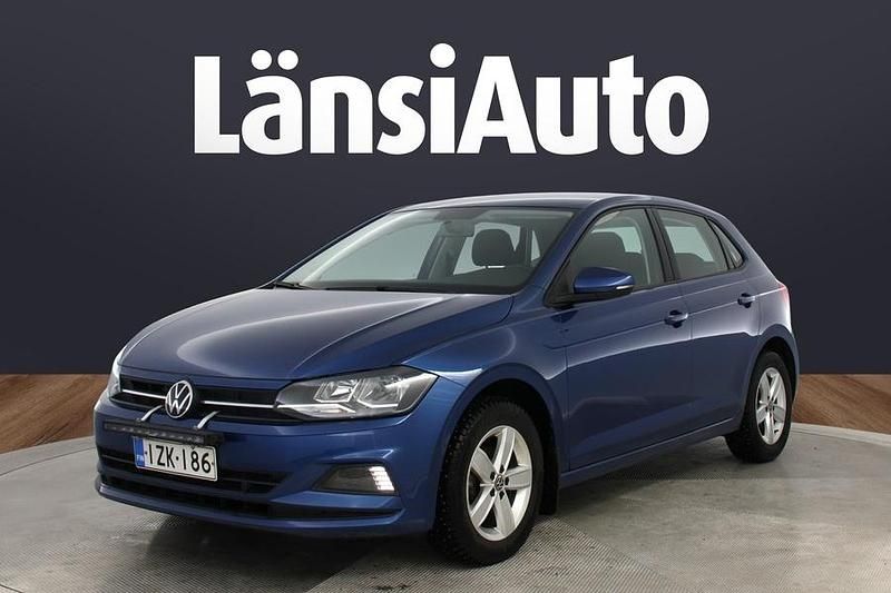 Käytetty VW Polo Comfortline 95 HP (69 kW) 2021 Sininen Viistoperä