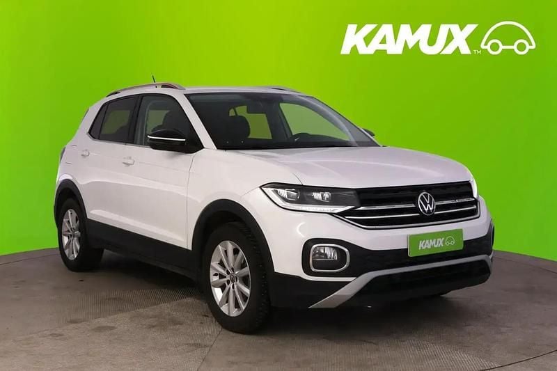 Valkoinen Käytetty 2021 VW T-Cross Sportline Katumaasturi | 23 790 € (Perustarjous) - Kuva 1/4