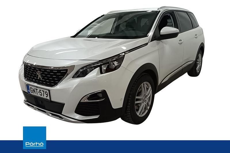 Valkoinen Käytetty 2020 Peugeot 5008 Allure Tila-auto | 24 900 € (Perustarjous) - Kuva 1/4